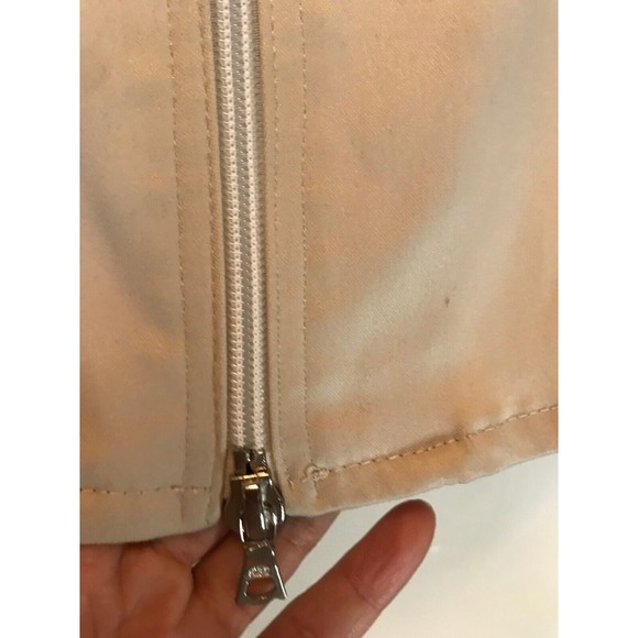 $280 Vertigo Paris Zipped Jacket Light Cream Size Large L fits M - Picture 4 of 8
